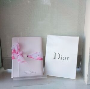 New Dior Miss Dior "Love is an Art" Notebook & Pencil Set with Box